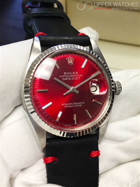 red rolex watches